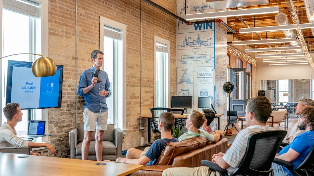 Strategy session in the boardroom